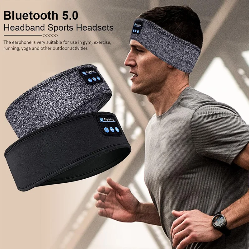 Sleep Mask Headphones Bluetooth - Bluetooth Kulaklık Spor Uyku Bandı Elastik