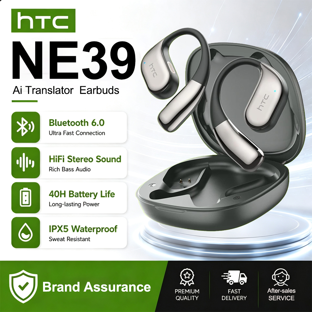 Bone Conduction Running Headphones - HTC NE39 AI Translate Kulaklık Kablosuz