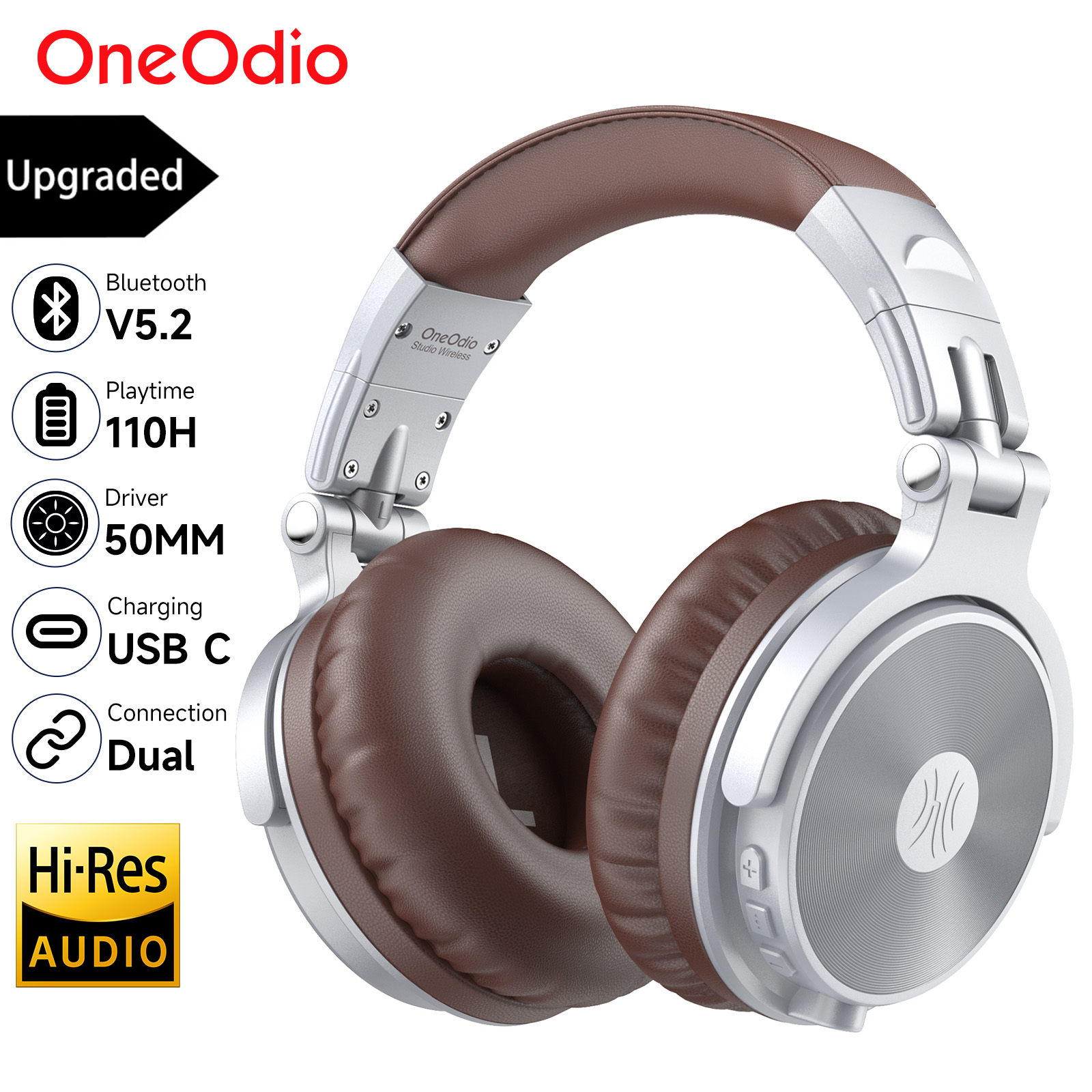 Anc Wireless Over Ear Headphones - Oneodio Upgrade Pro C Kablosuz Bluetooth