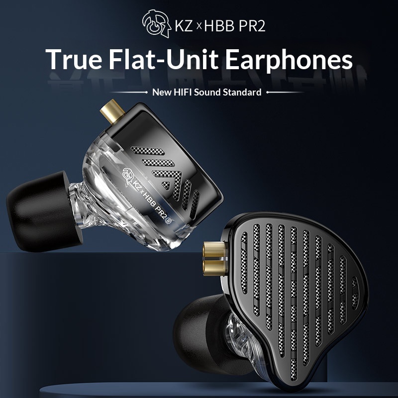 Planar Magnetic Iem Earphones - Stokta Mevcut Kz‑Pr2 Planar Manyetik Kulak