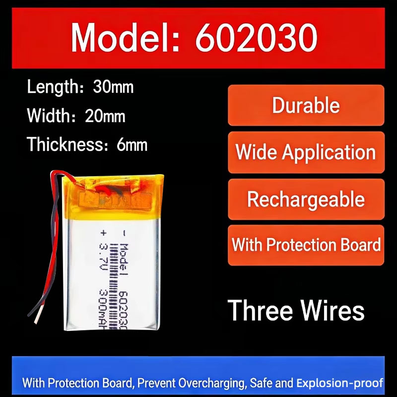3.7V 300mAh 602030 Lityum Pil  - Smartwatches incelemesi ve fiyatı