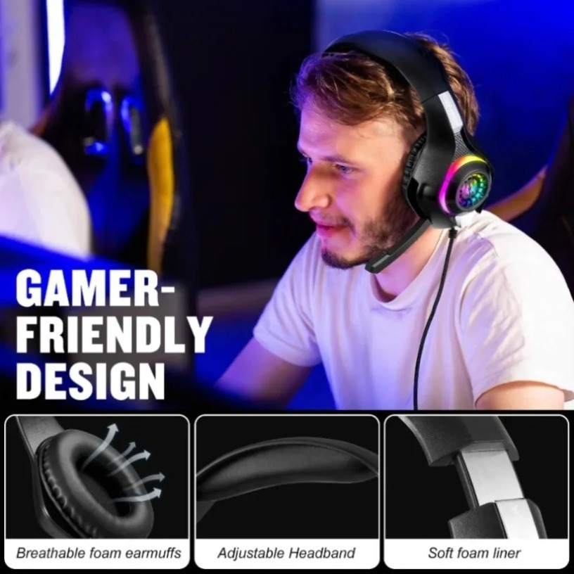 Kablolu Oyun Kulaklığı, Mikrof - Gaming Headset With Mic Rgb incelemesi ve fiyatı