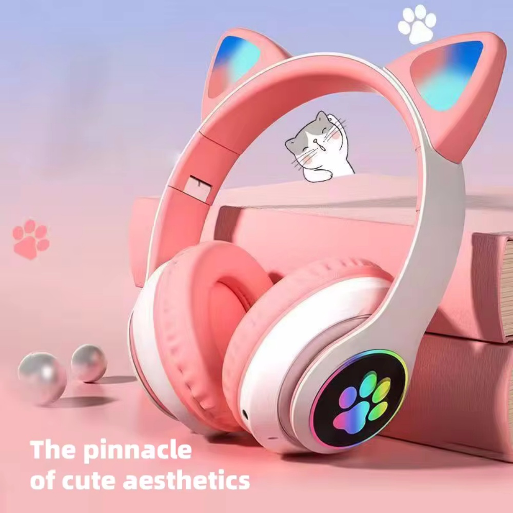 Sevimli Kedi Kulak Bluetooth U - Cat Ear Bluetooth Headset Led incelemesi ve fiyatı