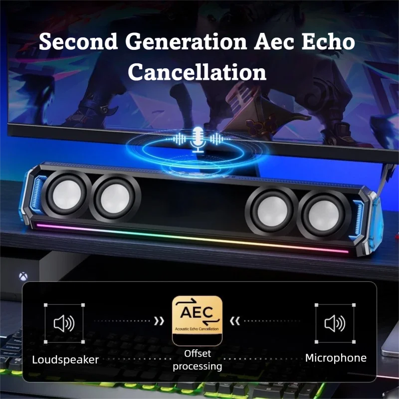 RGB Işıklı Oyun Soundbar'ı, 30 - Rgb Computer Soundbar For Pc incelemesi ve fiyatı