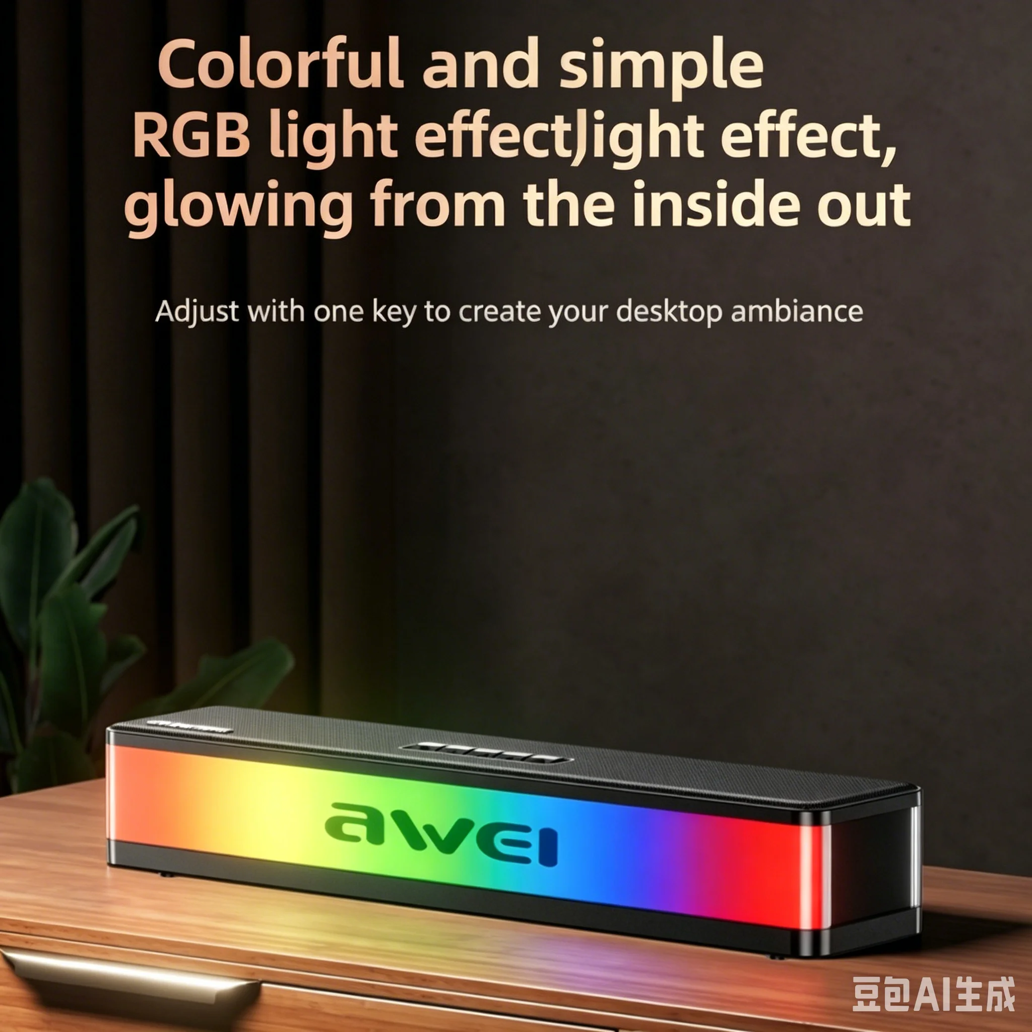 RGB Bluetooth Hoparlörler Soun - Rgb Computer Soundbar For Pc incelemesi ve fiyatı