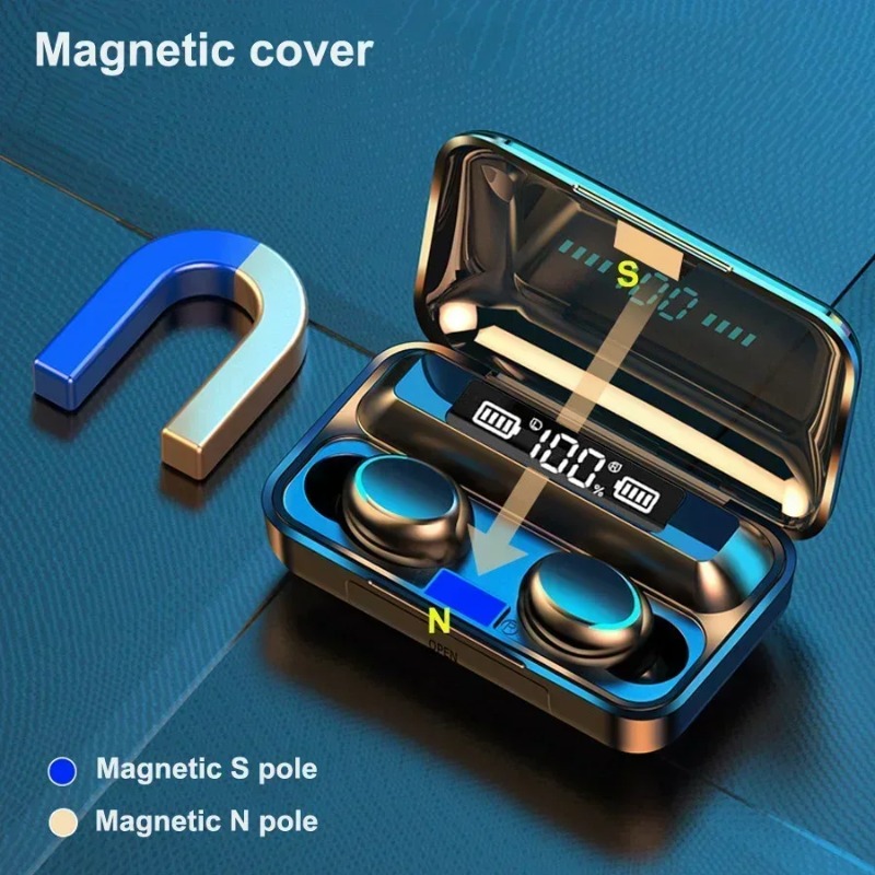 Yeni F9 Bluetooth Kulaklık, 9D - Tws Earbuds Bluetooth 5.3 incelemesi ve fiyatı