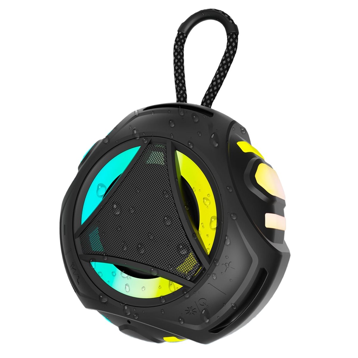 Işıklı Mini Bluetooth Duş Hopa - Portable Bluetooth Speaker Waterproof Ipx7 incelemesi ve fiyatı